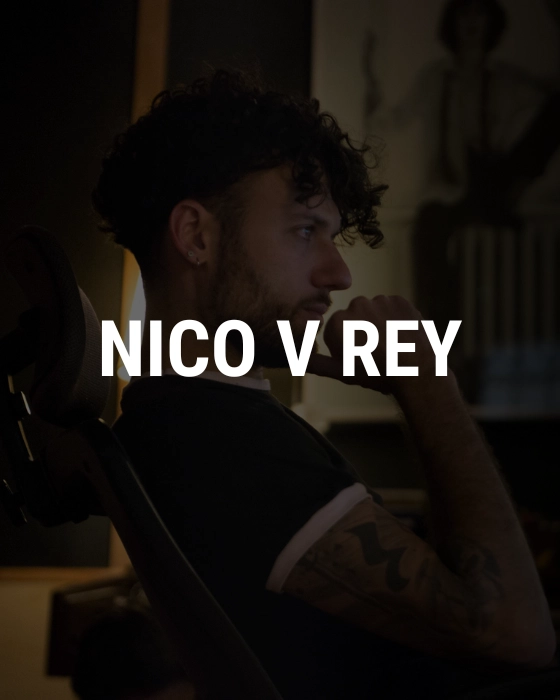 Sitio web porfolio para Nico V Rey